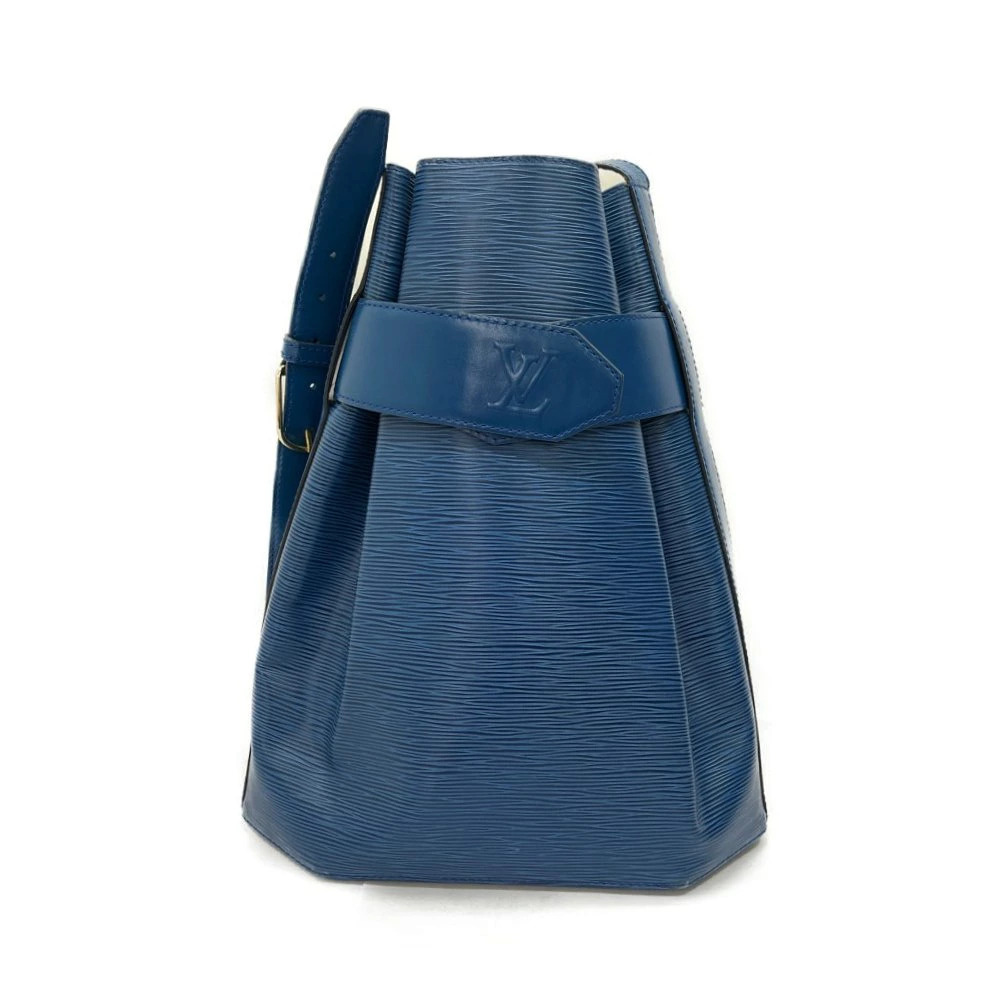 LOUIS VUITTON Shoulder Bag Epi Sac Depaule Blue